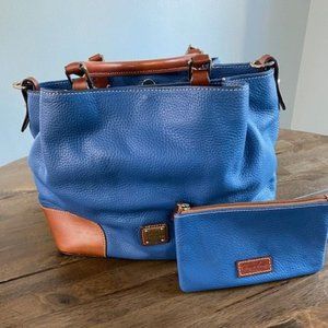Blue Leather Dooney & Burke Bag